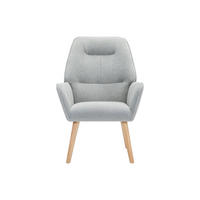 SESSEL mit gerader Rückenlehne - 1 Person - Stoff - Grau - - Grau, Textil (62/92/71cm) - Vente-Unique