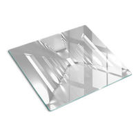 GLASPLATTE 60x52 cm Korridor - Weiß, Glas (60/0.4/52cm) - TULUP