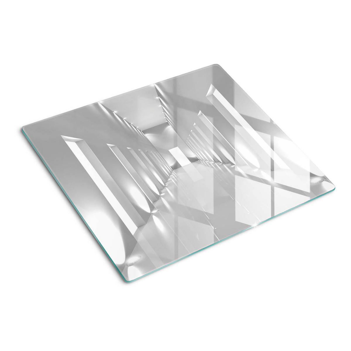 GLASPLATTE 60x52 cm Korridor - Weiß, Glas (60/0.4/52cm) - TULUP