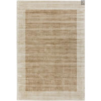 TEPPICH Einfarbiger handgefertigter mit Kanten LAME Beige 200 x 200 cm - Beige, Textil (200/200cm) - Novatrend