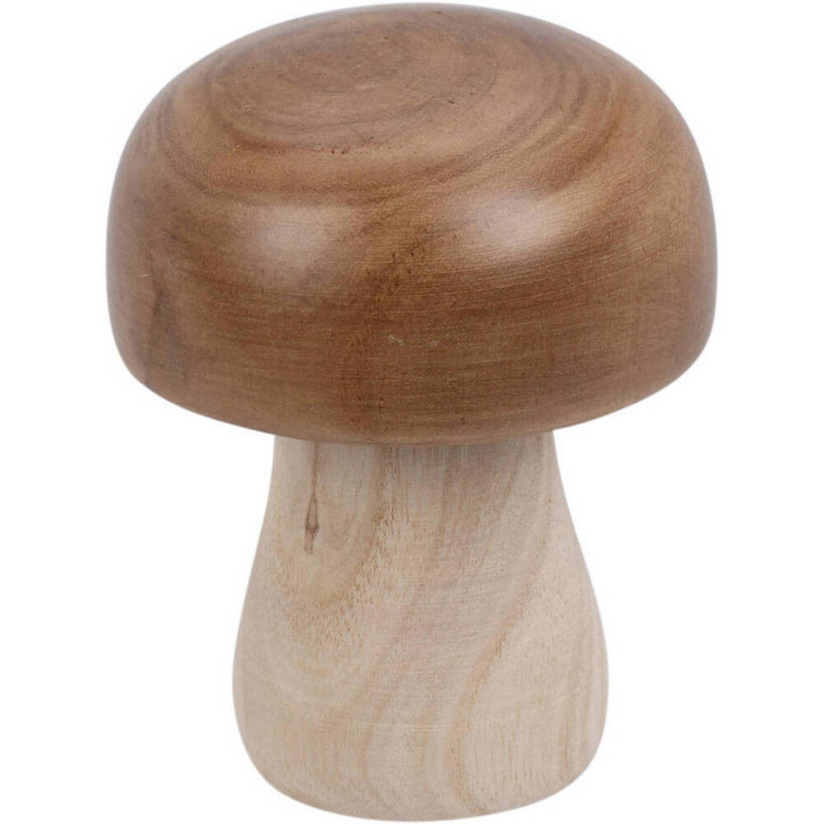 HOLZFIGUR Pilz 15 cm - Braun, Holz (12/15/12cm) - Home Styling Collection