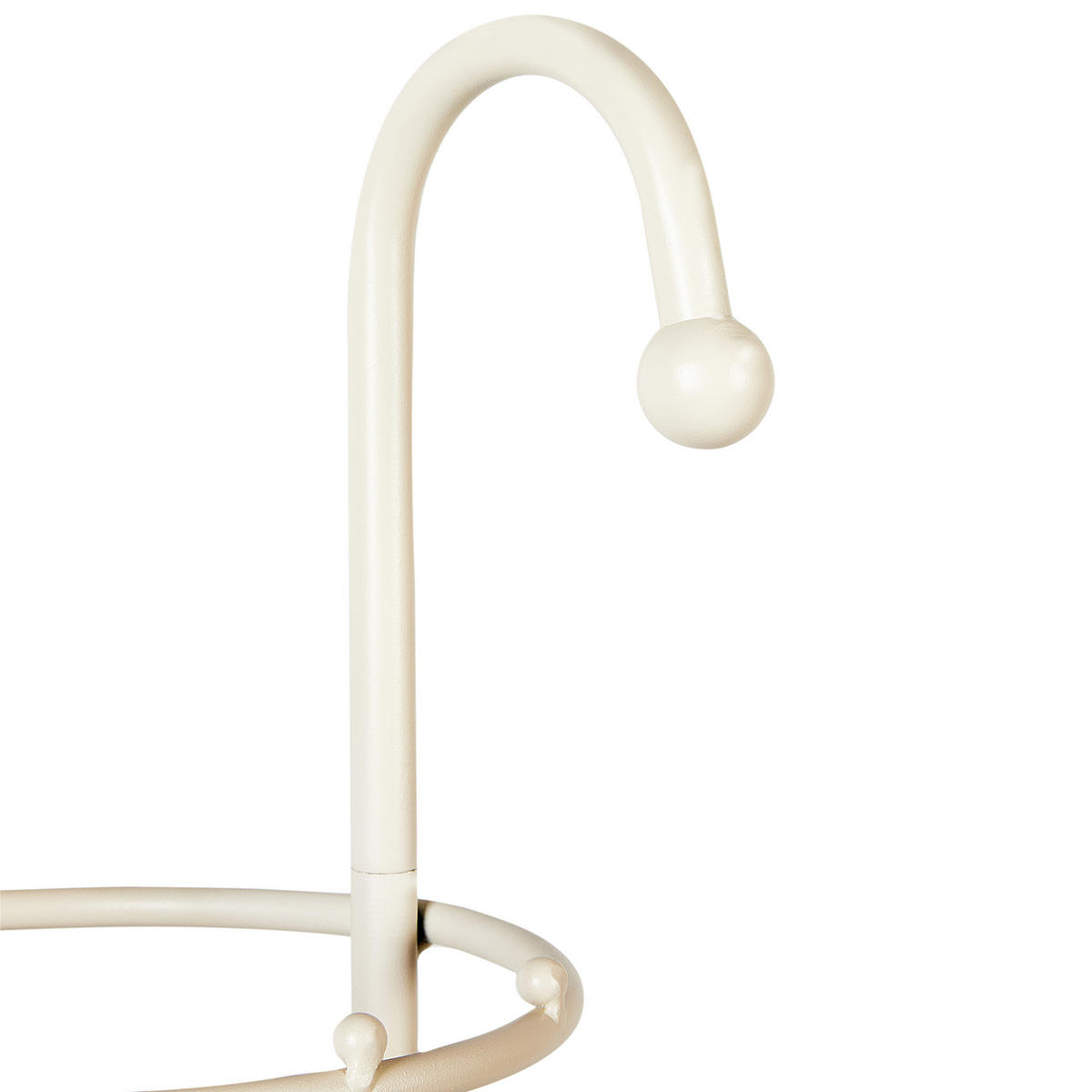 PARAPLYSTÄLL metall ljusbeige Chambord - Beige, Metall (26/70/26cm) - Beliani