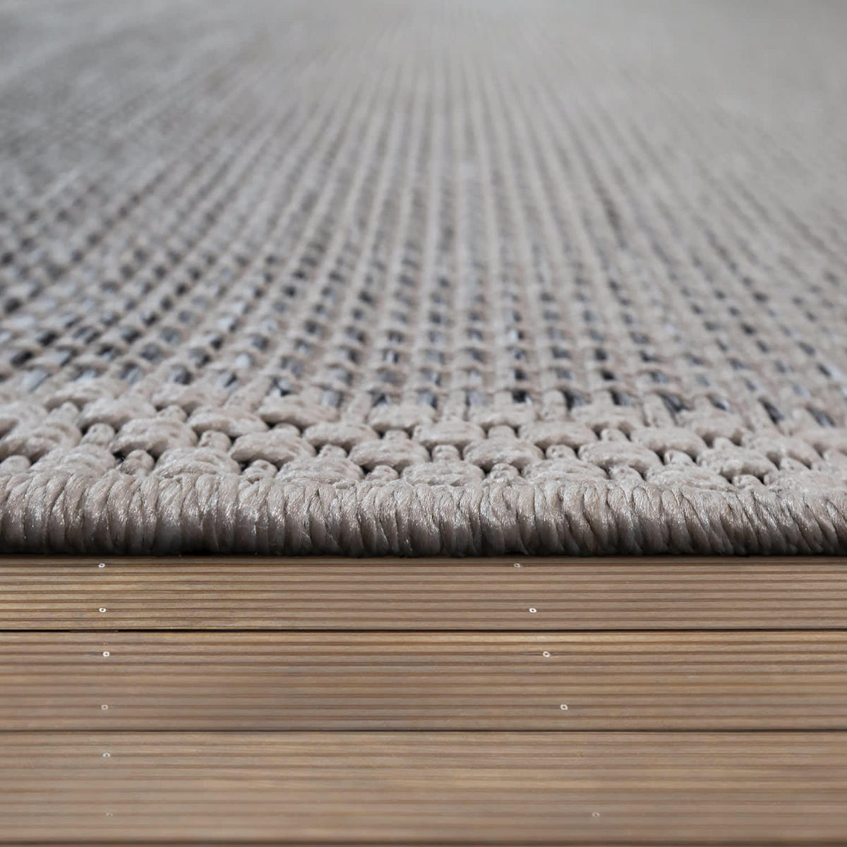 OUTDOORTEPPICH 60/100 cm Quebec 135 - Beige, Kunststoff (60/100cm) - Paco Home