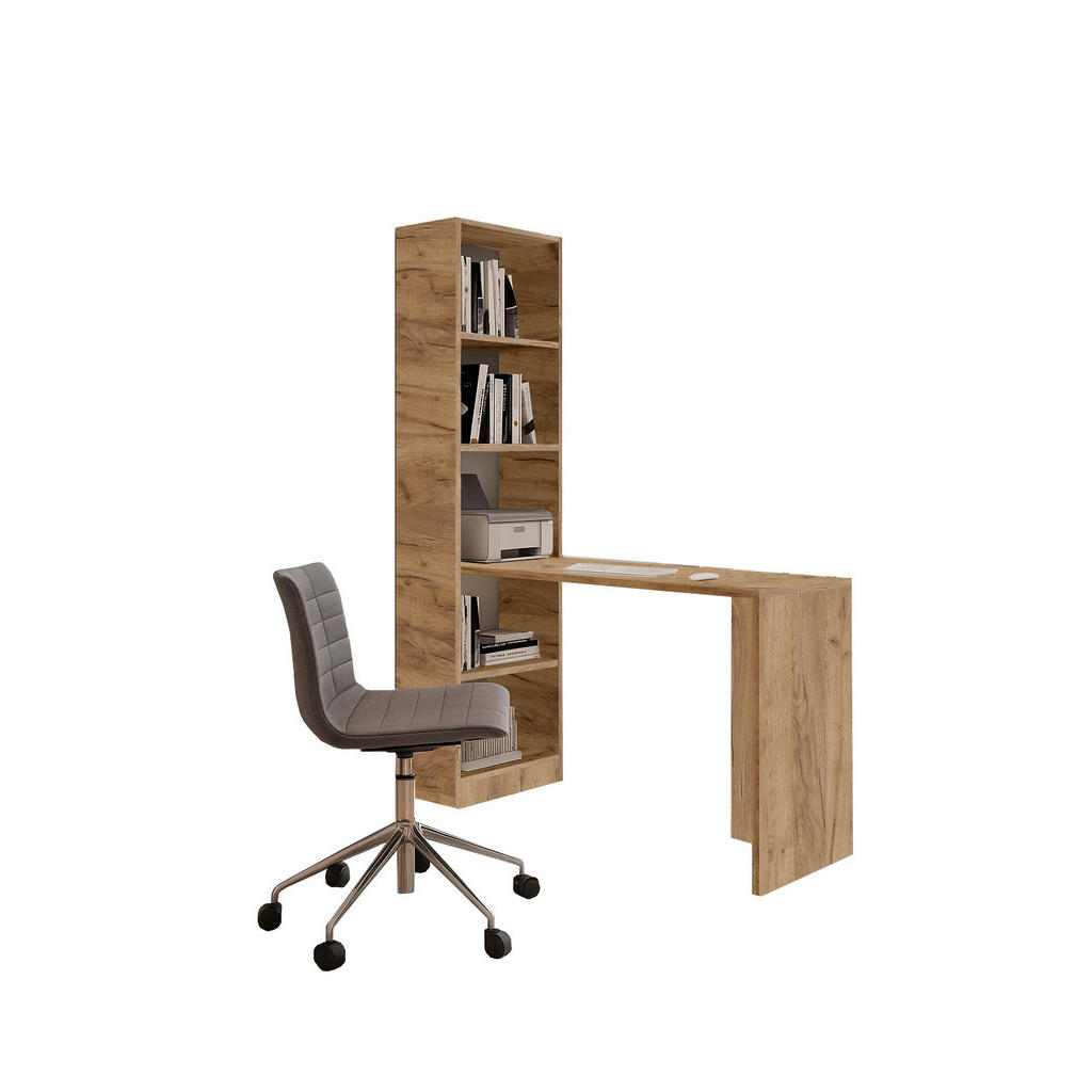 Kier Furniture PSACÍ STŮL B-1 s Regal Dub zlataen KRAFT