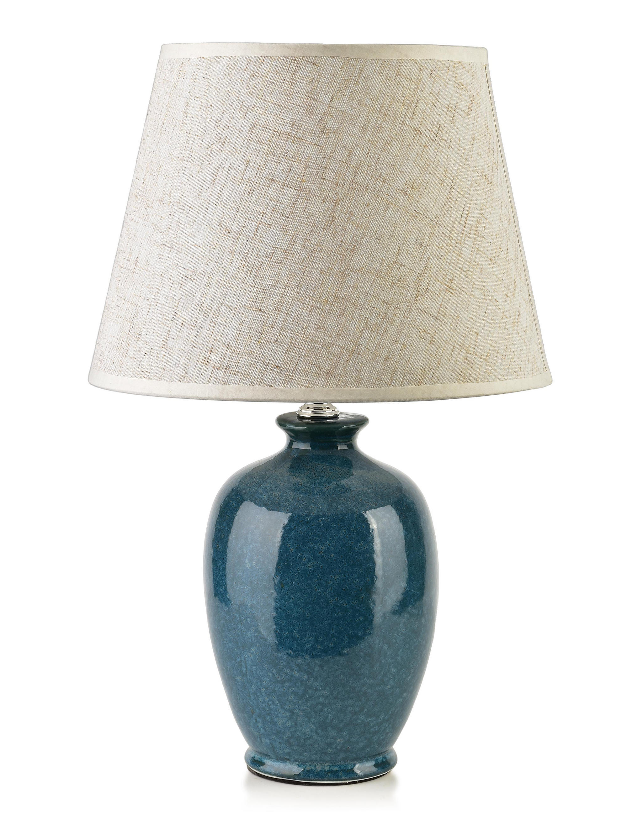 TISCHLAMPE Leti Blau 11/22/36 cm Keramik - Blau, Keramik (11/22/36cm) - Mondex