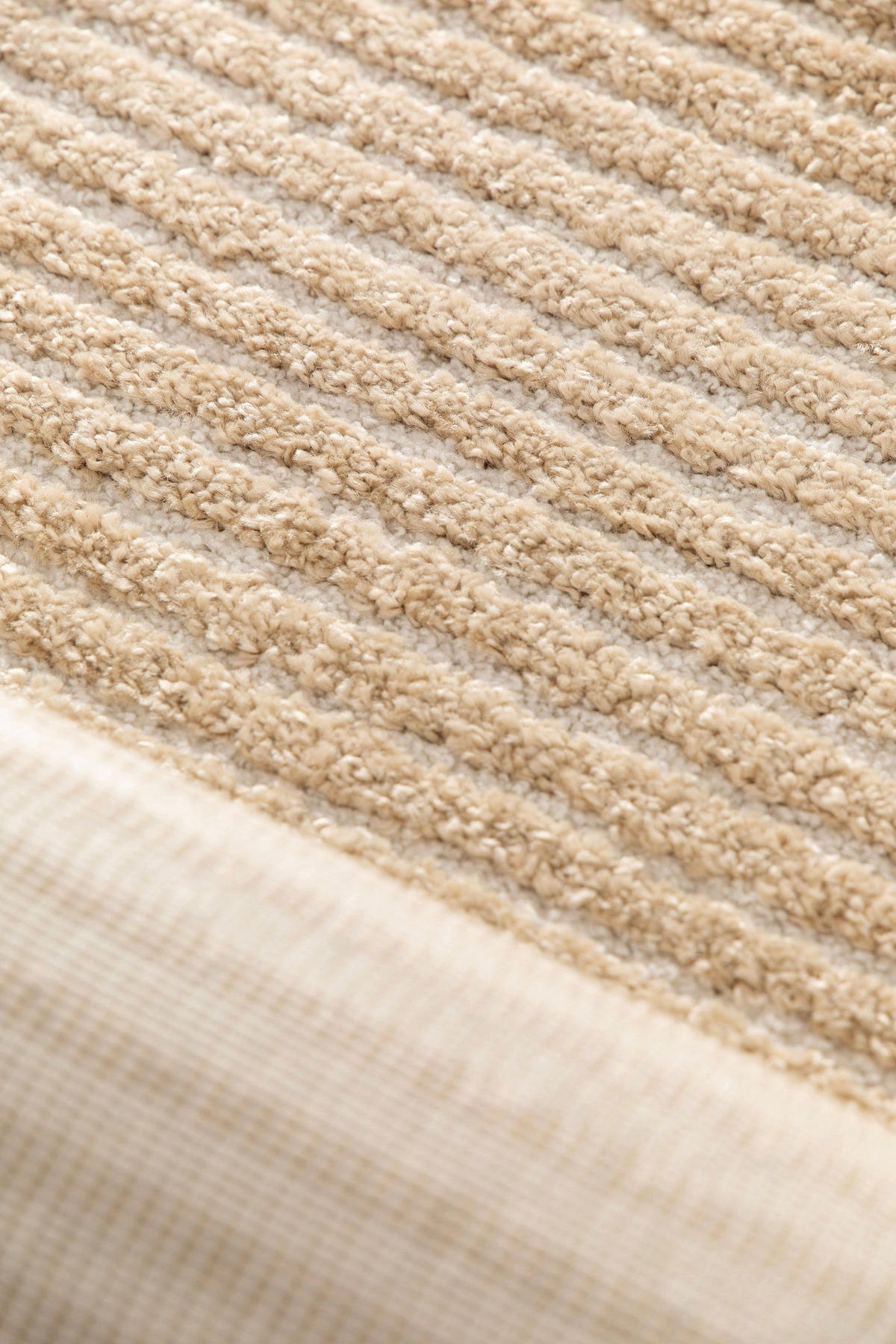 TEPPICH, Weicher, eleganter Reliefteppich beige - Beige, Textil (120/170cm) - AFK Living