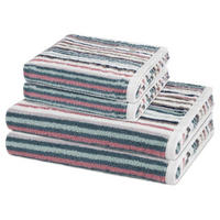 FROTTIERSET Vita 4-teilig - Dunkelgrün, Textil (50/100cm) - Ross