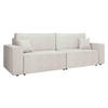 SCHLAFSOFA Karl - Creme/Schwarz, Holz/Kunststoff (245/82/90cm) - MIRJAN24