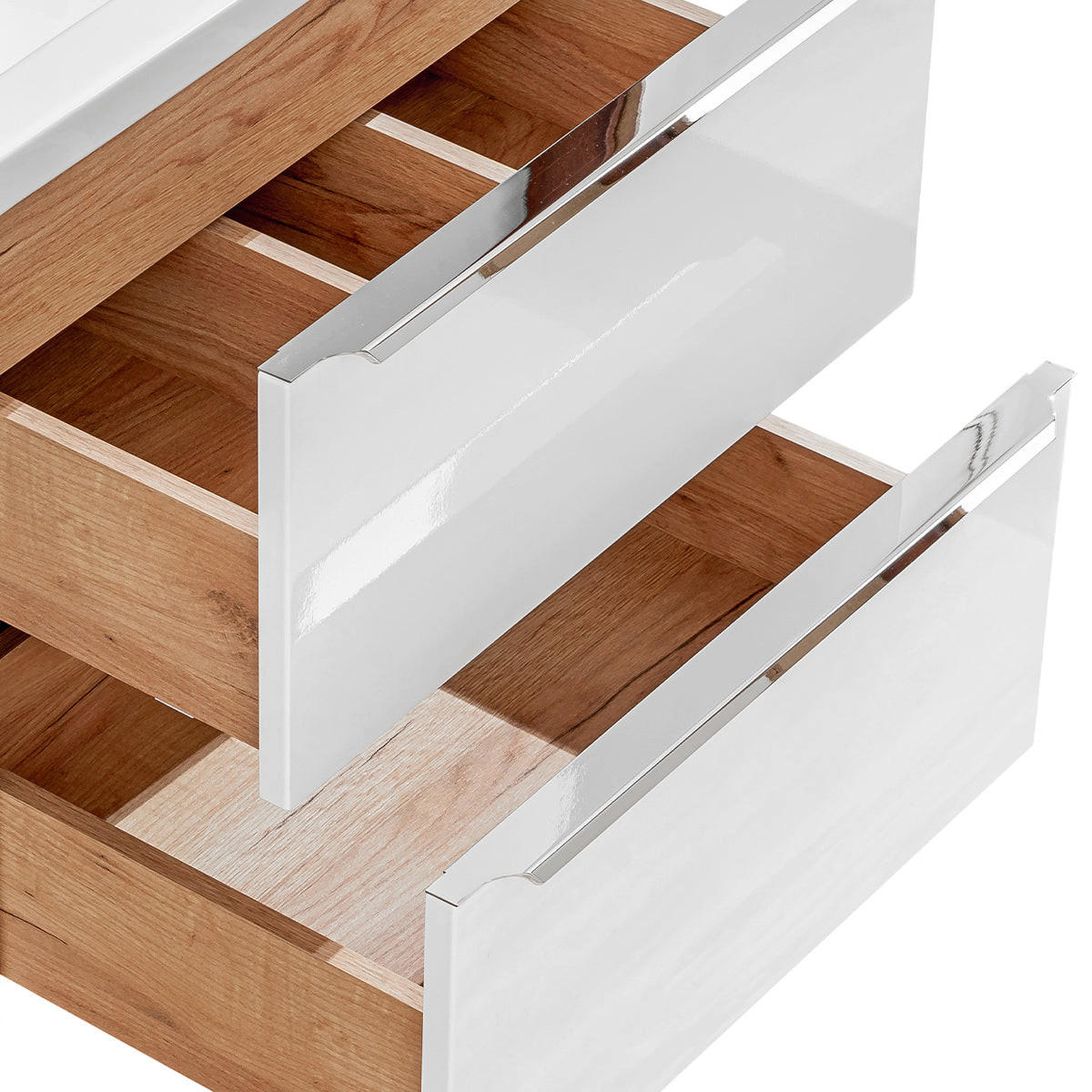WASCHTISCHUNTERSCHRANK 140.4cm April Weiß - Weiß, Holzwerkstoff (140.4/59/46cm) - Petits-meubles