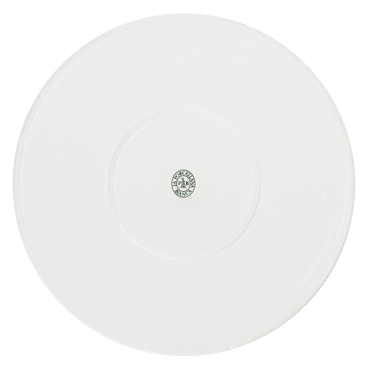 TELLER Weiß 32/32/2 cm P004400T32Z - Weiß, Keramik (32cm) - La Porcellana Bianca 