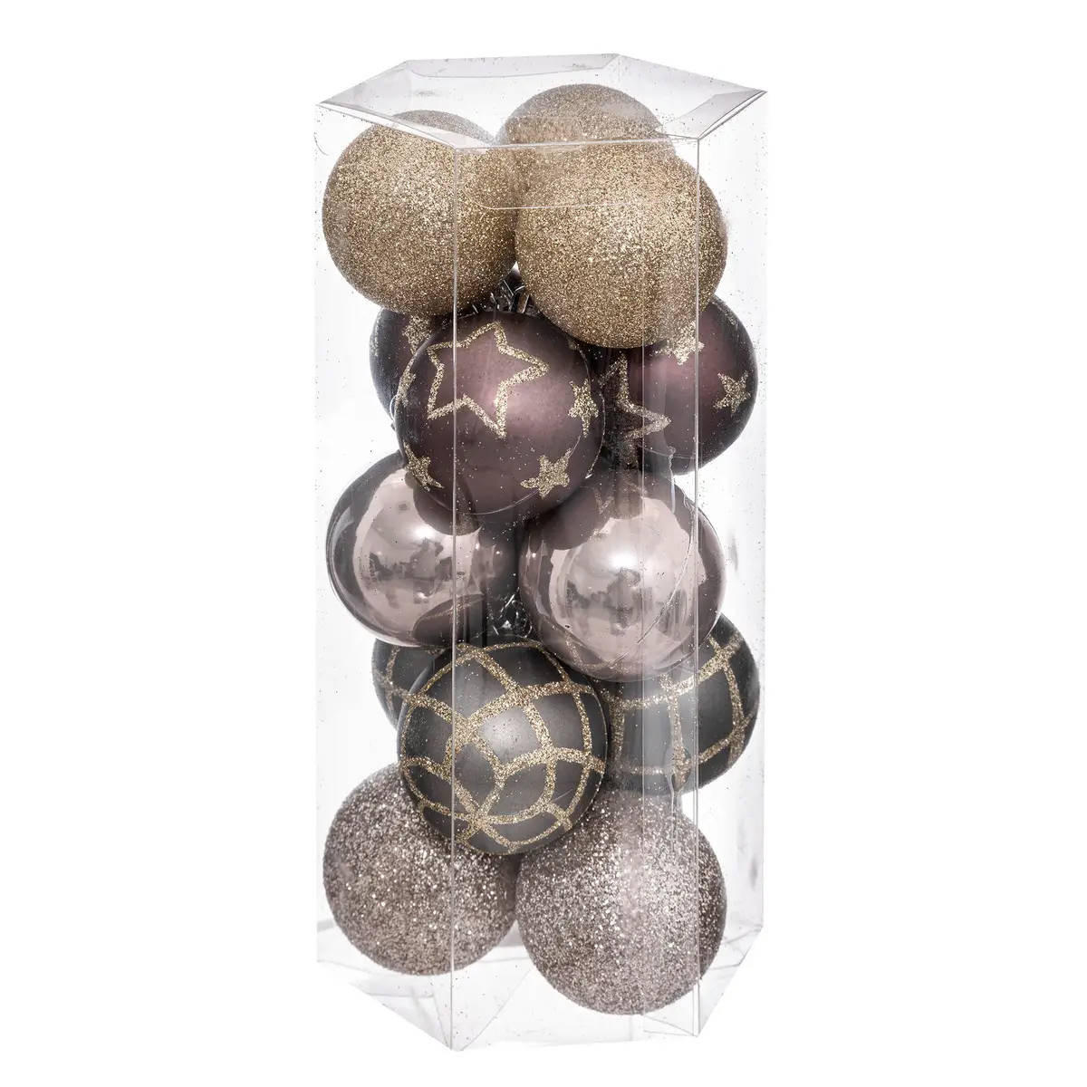 WEIHNACHTSKUGELN 5 cm, 15er-Set - Multicolor, Kunststoff (5/6.3/5cm) - Atmosphera Createur d´interieur