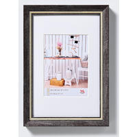 BILDERRAHMEN Chalet Designrahmen 30x40 cm SCHWARZ - Schwarz, Kunststoff (32.5/42.5/2cm) - walther design