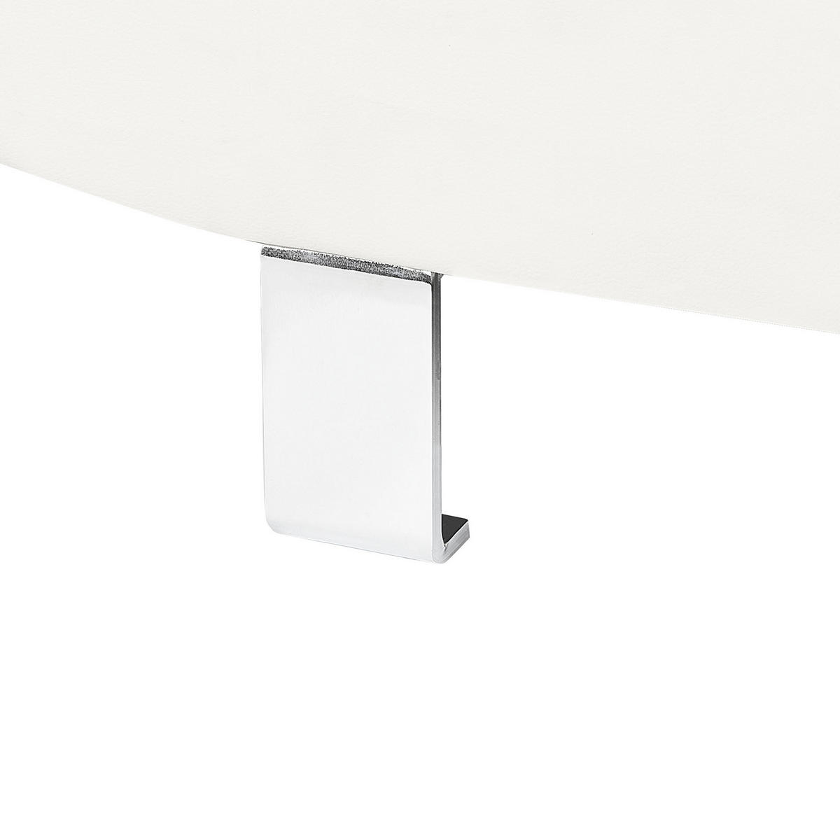 ECKSOFA Kunstleder Weiß Norrea - Weiß, Kunststoff/Textil (262/169cm) - Beliani