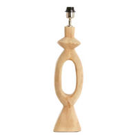 LEUCHTENFUSS DJANGO 14x12x58 cm, Holz, Braun - Braun, Holz (14/12/58cm) - Light & Living