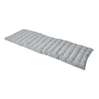 BANKAUFLAGE 3-Sitzer grau 143/48/5 cm - Grau, Textil (143/48/5cm) - Homescapes