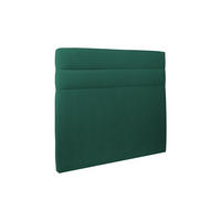 KOPFTEIL Modell Linien – Grüner Samtstoff 180 cm - Beige/Grün, Holz (180/120/10cm) - Sommeil de Plomb