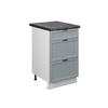 SCHUBLADENUNTERSCHRANK Fame-Line Hellblau-grau 50 cm, AP Anthrazit - Blaugrau/Weiß, Holzwerkstoff (50/82/60cm) - Vicco