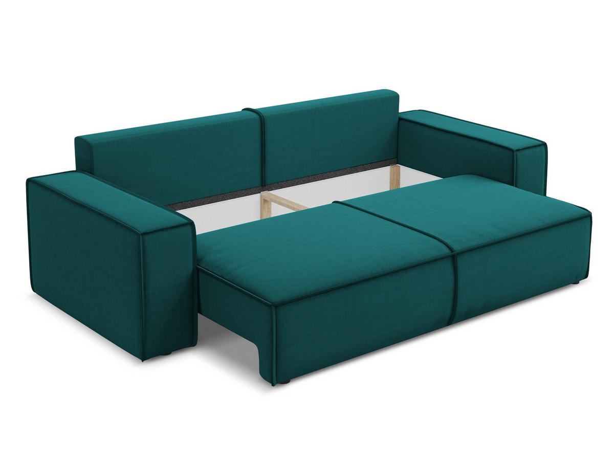 WOHNLANDSCHAFT Chenille Stoff Weiß - Schwarz/Weiß, Textil/Metall (317/86/162cm) - Makamii