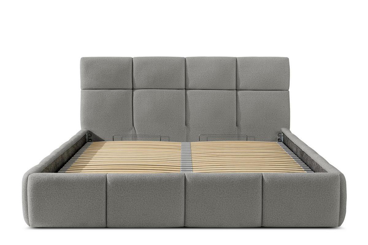 POLSTERBETT ALTOS, grau - Grau, Holz/Holzwerkstoff (160/200cm) - KONSIMO®