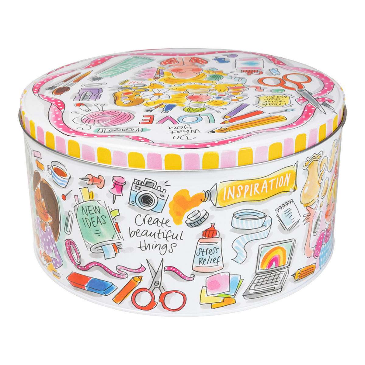 DOSEN Kreativität in Bunt - 24cm - Multicolor, Metall (24/12/24cm) - Blond Amsterdam