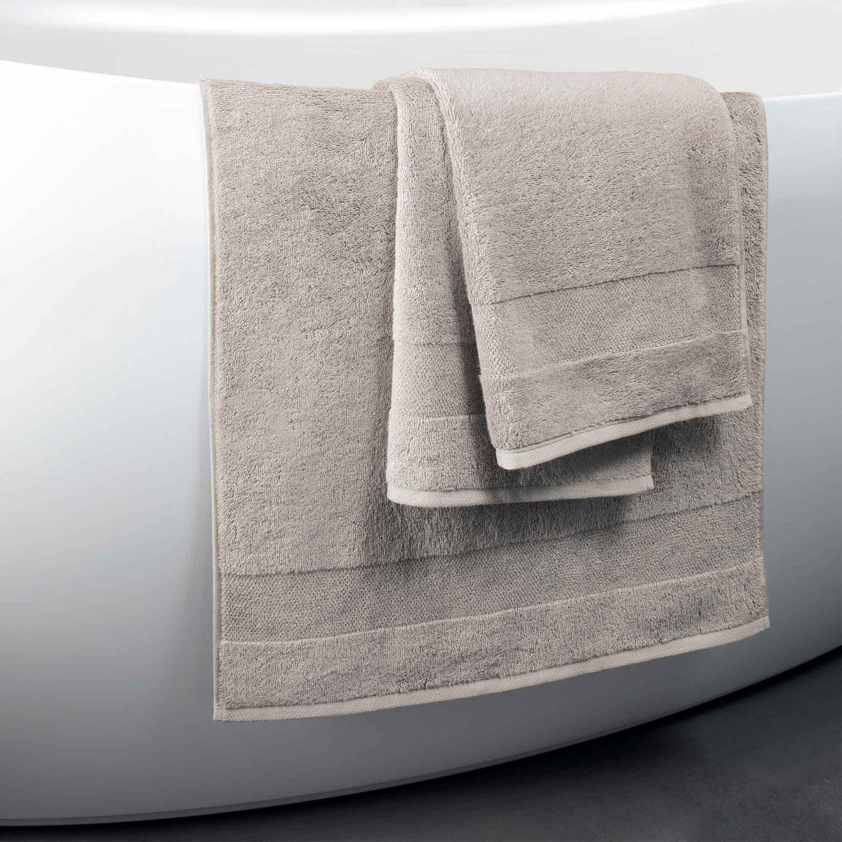 HANDTUCH Unisex One Grau Baumwolle 10er Pack - Hellgrau, Textil (200/135cm) - Villeroy & Boch