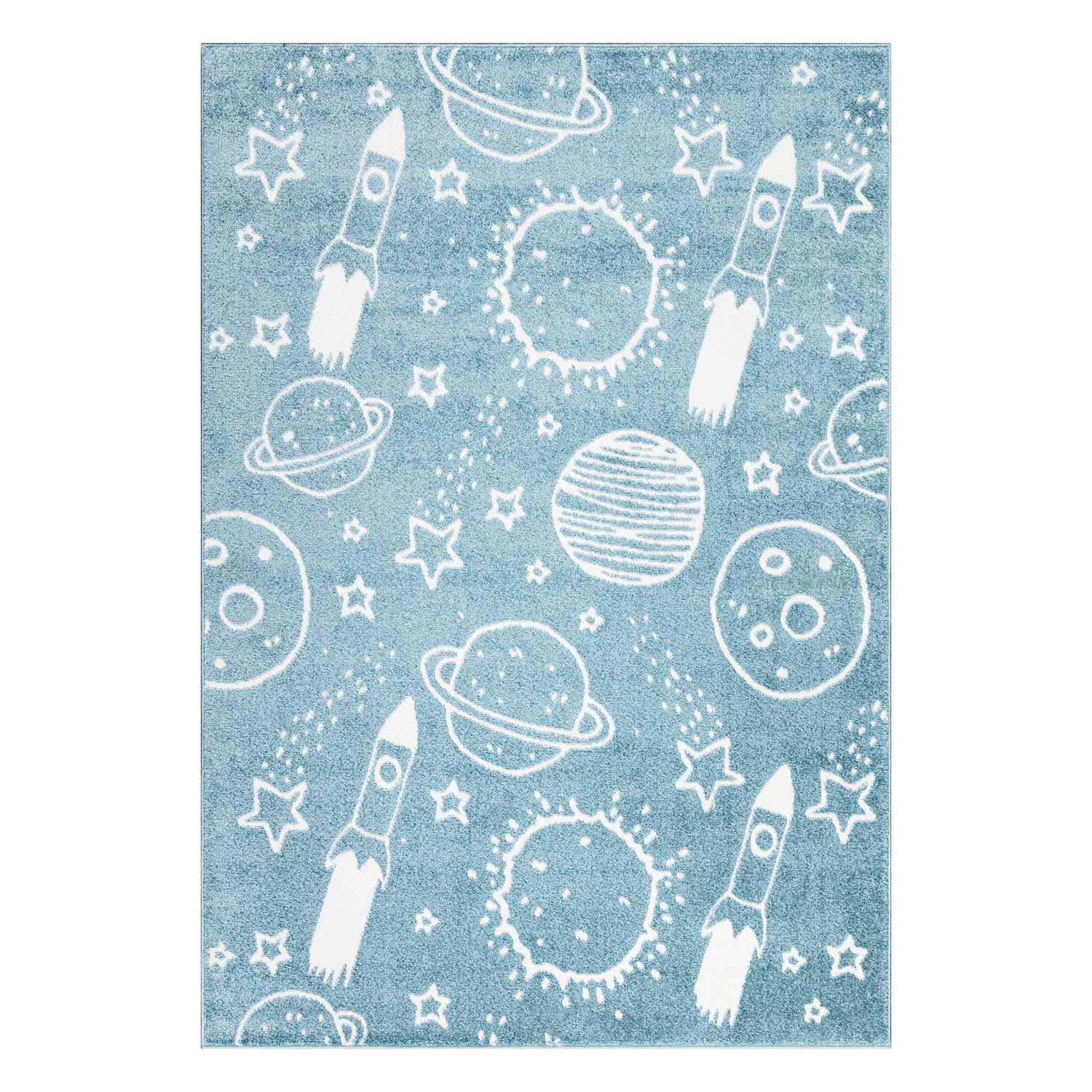 KINDERTEPPICH Anime 912 Blau 190x280 cm - Blau, Textil (190/280cm) - carpet city