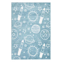 KINDERTEPPICH Anime 912 Blau 190x280 cm - Blau, Textil (190/280cm) - carpet city