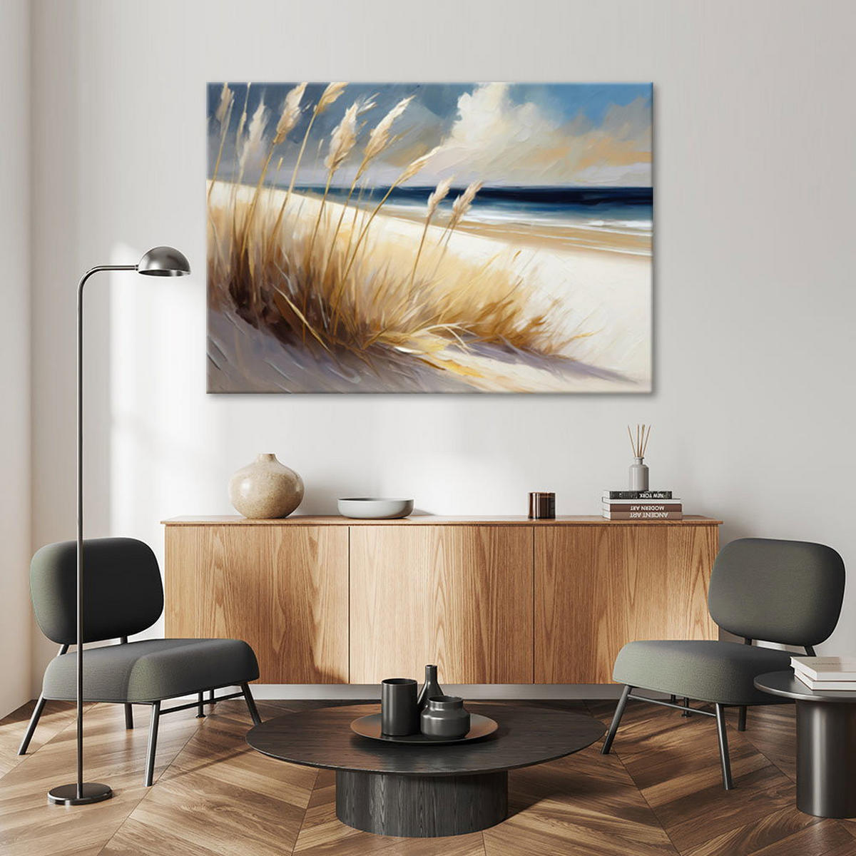 KUNSTDRUCK Gelb 90/60 cm - Gelb, Textil (90/60cm) - KUNSTLOFT