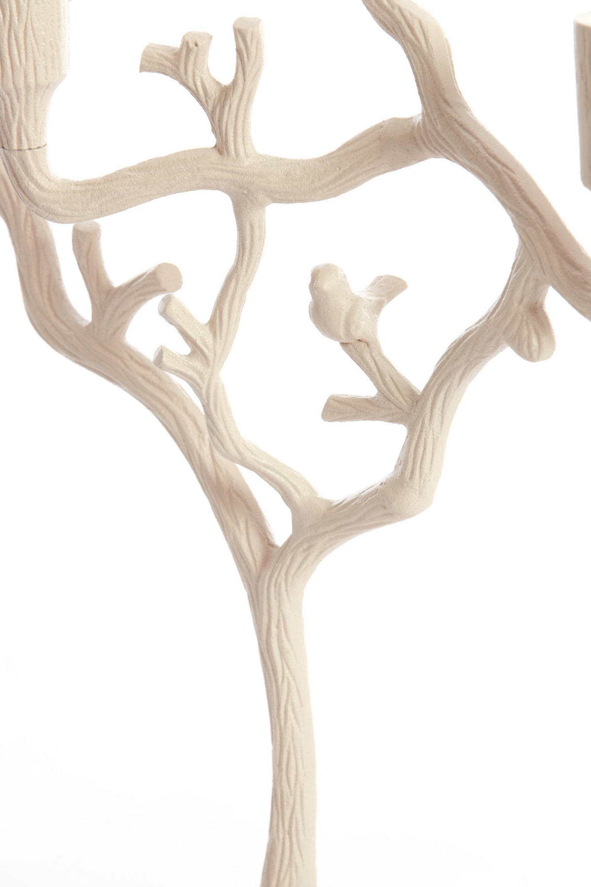 KERZENHALTER Jardia Weiß Ø26/42 cm - Weiß, Metall (11/42/26cm) - Light & Living