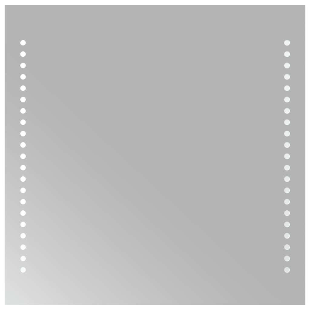 LED-BADSPIEGEL 40x40 cm - Transparent, Glas (40/40/40cm) - furnicato