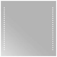 LED-BADSPIEGEL 40x40 cm - Transparent, Glas (40/40/40cm) - furnicato