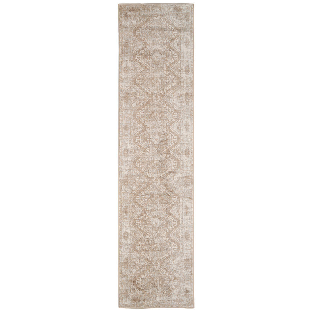 VINTAGE-TEPPICH Sophia Grau - Beige, Textil (60/110cm) - Kukoon Rugs