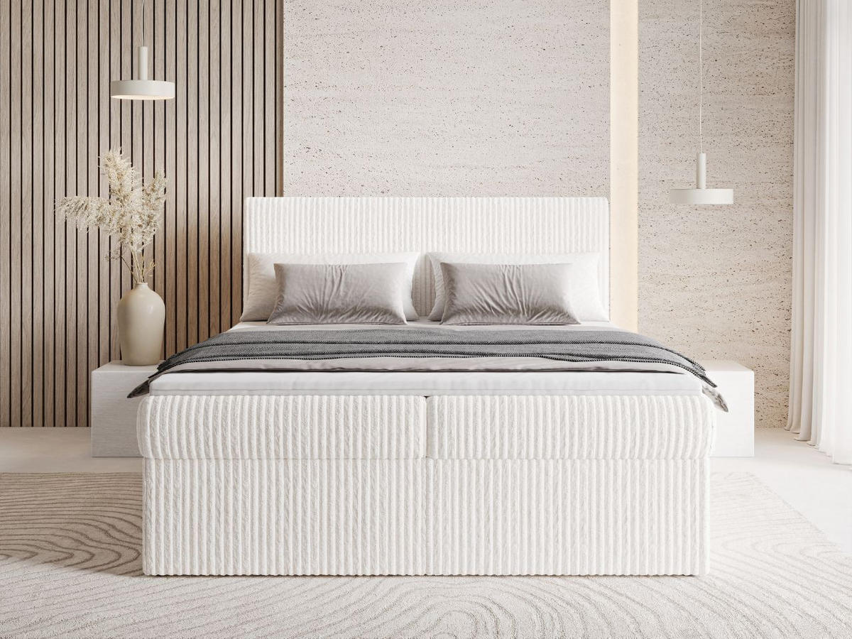 BOXBETT Brisa 140x200 Creme - Creme, Holz/Textil (140/200cm) - Graingold