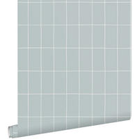 TAPETE kleine Fliesen 50 x 900 cm - Blau, Papier (50/900cm) - ESTAhome