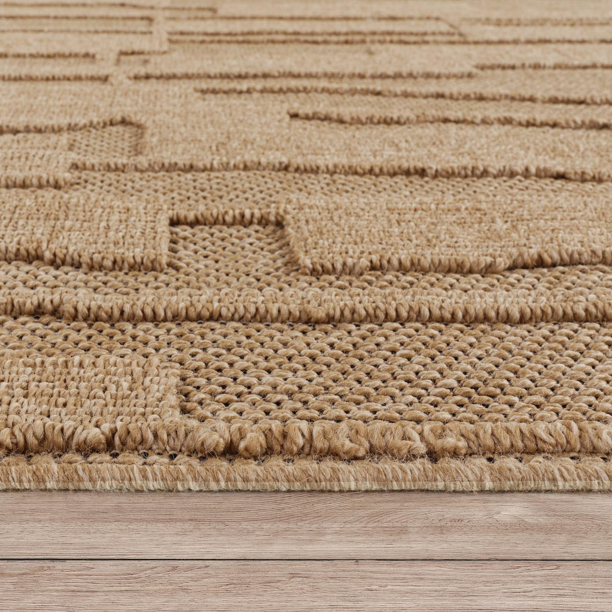 OUTDOORTEPPICH Boho Beige 160 x 220 cm - Beige, Kunststoff (160/220cm) - TT Home