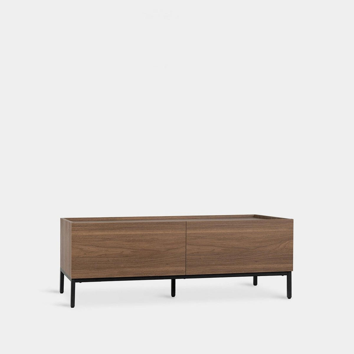 COUCHTISCH FESTER Peyton Walnuss 120 cm x 40 cm - Walnussfarben, Holzwerkstoff (60/120/40cm) - Klast Home