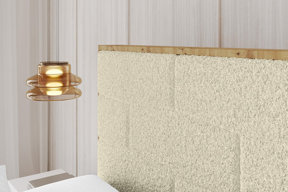 POLSTERBETT mit Bettkasten und Lattenrost, Bett mit Matratze H3/H4 - ENZO8 140x200 Beige - Taupe, Holzwerkstoff/Textil (140/200cm) - ALTDECOR