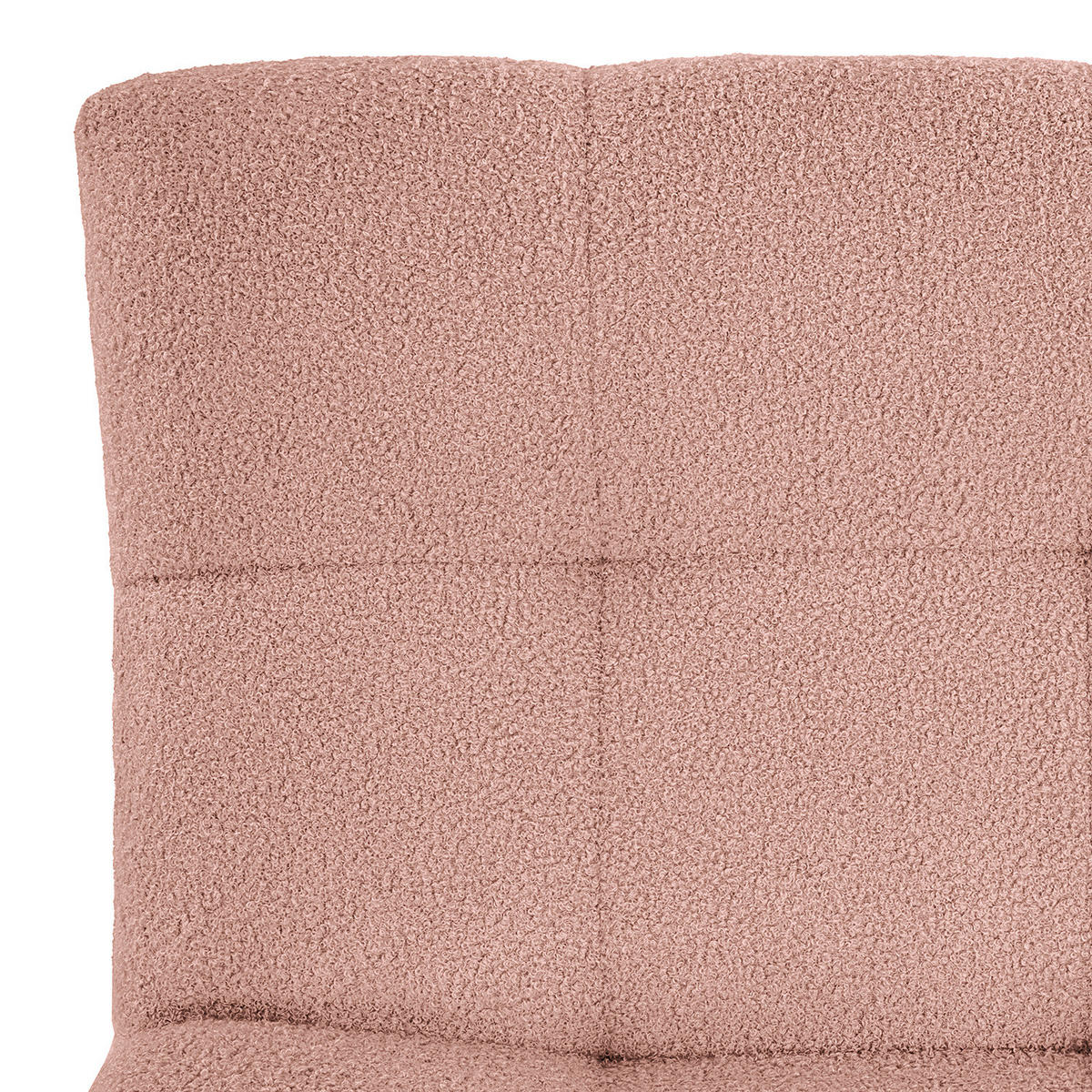 SESSEL - Schwarz/Rosa, Textil/Metall (67/82/74cm) - home24