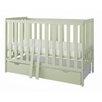 BABYBETT BeBino mit Matratze und Schublade - Mintgrün, Holzwerkstoff (60/120cm) - kiki design