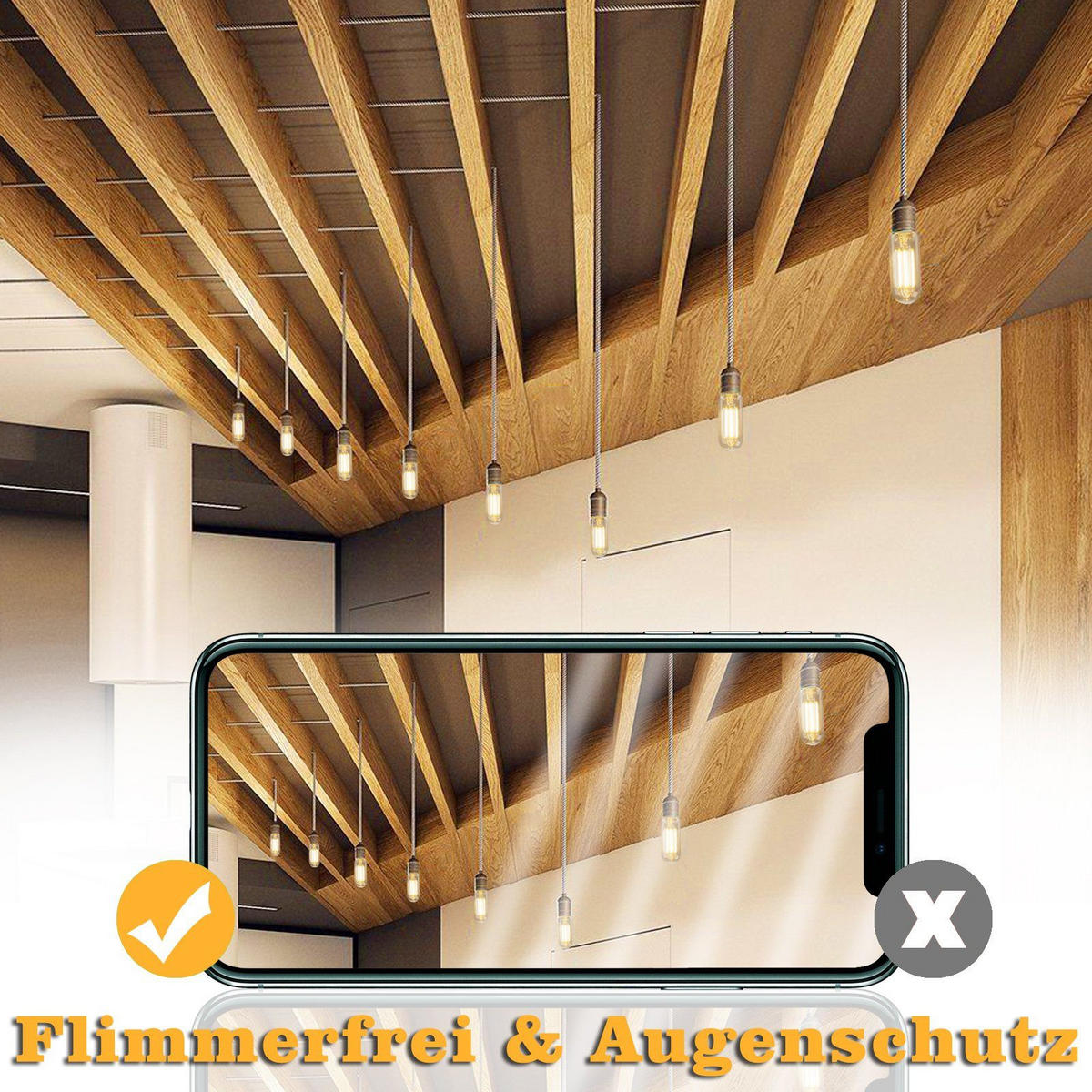 LEUCHTMITTEL Filamyntha 2.5/2.5/8.5 cm - Transparent, Glas (2.5/8.5cm) - ZMH