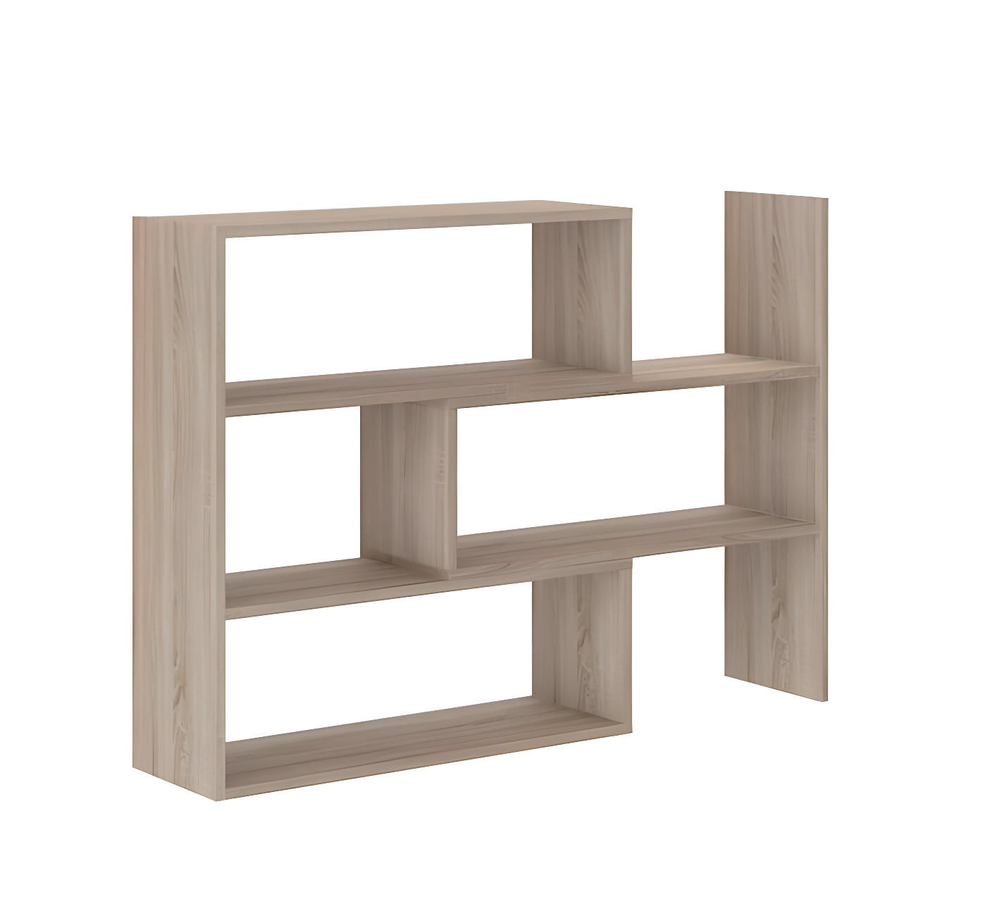 Meblini Regal Sonoma Eiche 125x83x24 cm