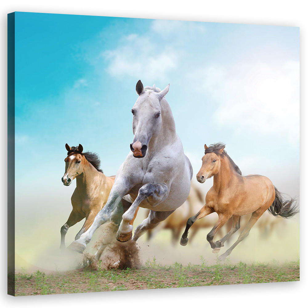 Feeby Wandbild Blau 50x50 cm