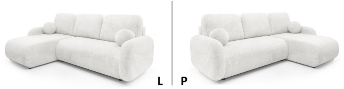 ECKSOFA Beige KOMA Mit Schlaffunktion - Beige, Textil (228/147cm) - Sepro Meble