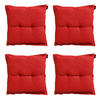 SITZKISSEN Basic 50/50 cm 4er-Set - Rot, Textil (50/5/50cm) - Madison