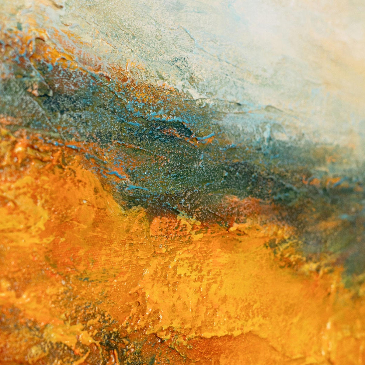 GEMÄLDE Goldener Weite Schattenfugenrahmen Eichefarben 140x100 cm - Eichefarben, Holz (140/100cm) - YS-art gallery