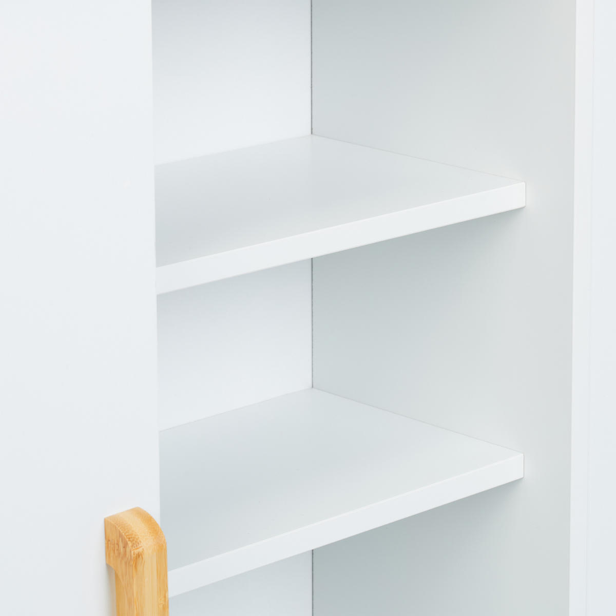 NISCHENSCHRANK - Weiß, Holz/Holzwerkstoff (19.5/62/64cm) - Relaxdays