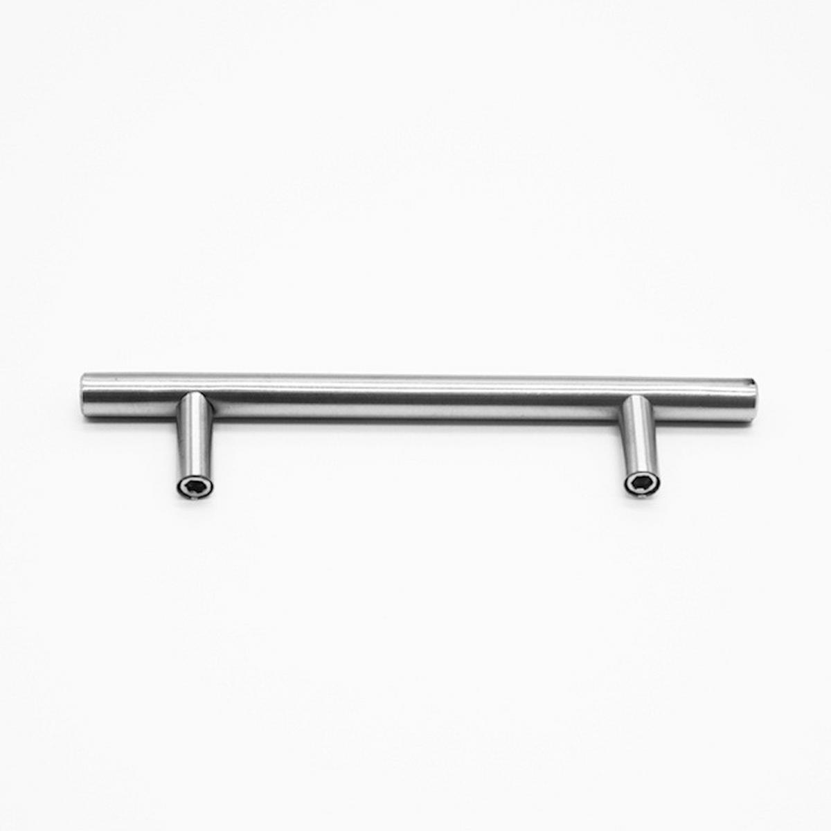 MÖBELGRIFF 10er-Set 96 mm Edelstahl - Silberfarben, Metall (1.2/3.2/15cm)