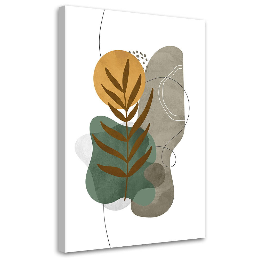 KUNSTDRUCK Grün 80/120 cm - Grün, Textil (80/120cm) - KUNSTLOFT