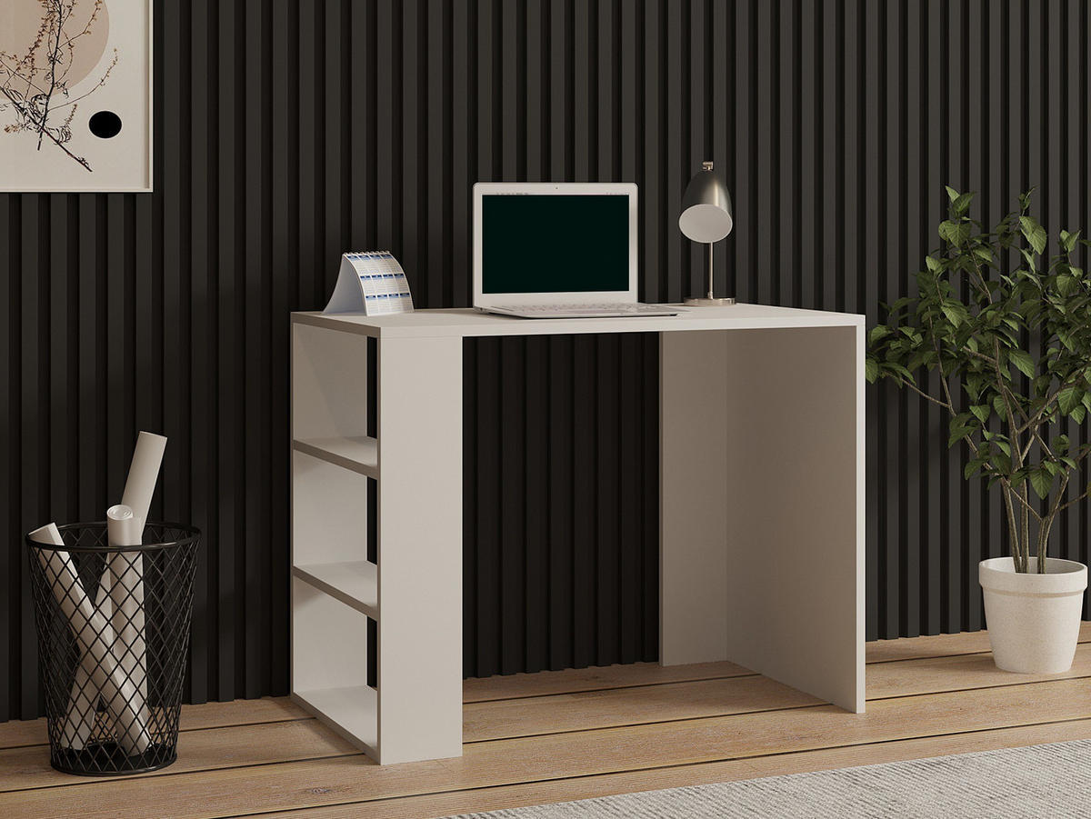 SCHREIBTISCH Cool Weiß - Weiß, Holz (50/90/70cm) - Habitat Garten