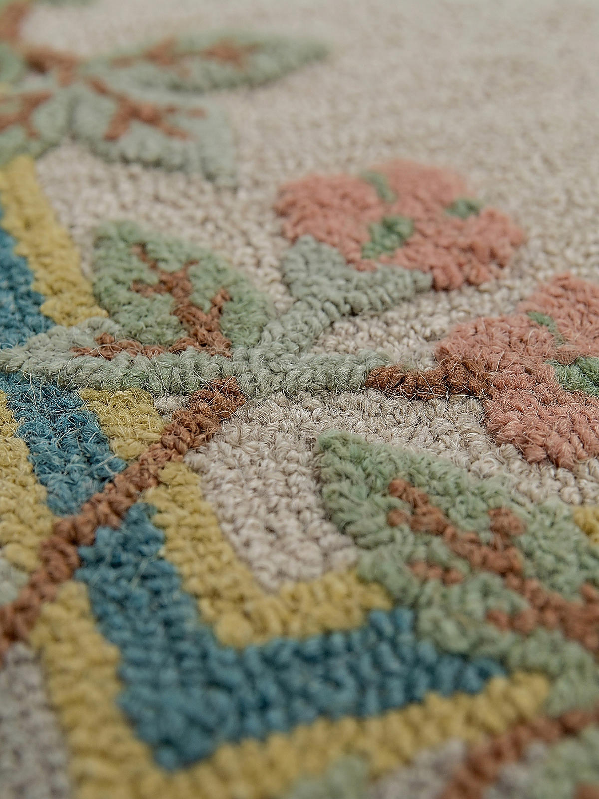 WOLLTEPPICH SOAR, floral, aus Wolle, Bunt, 160 x 230 cm - Multicolor, Textil (230/160cm) - KADIMA DESIGN